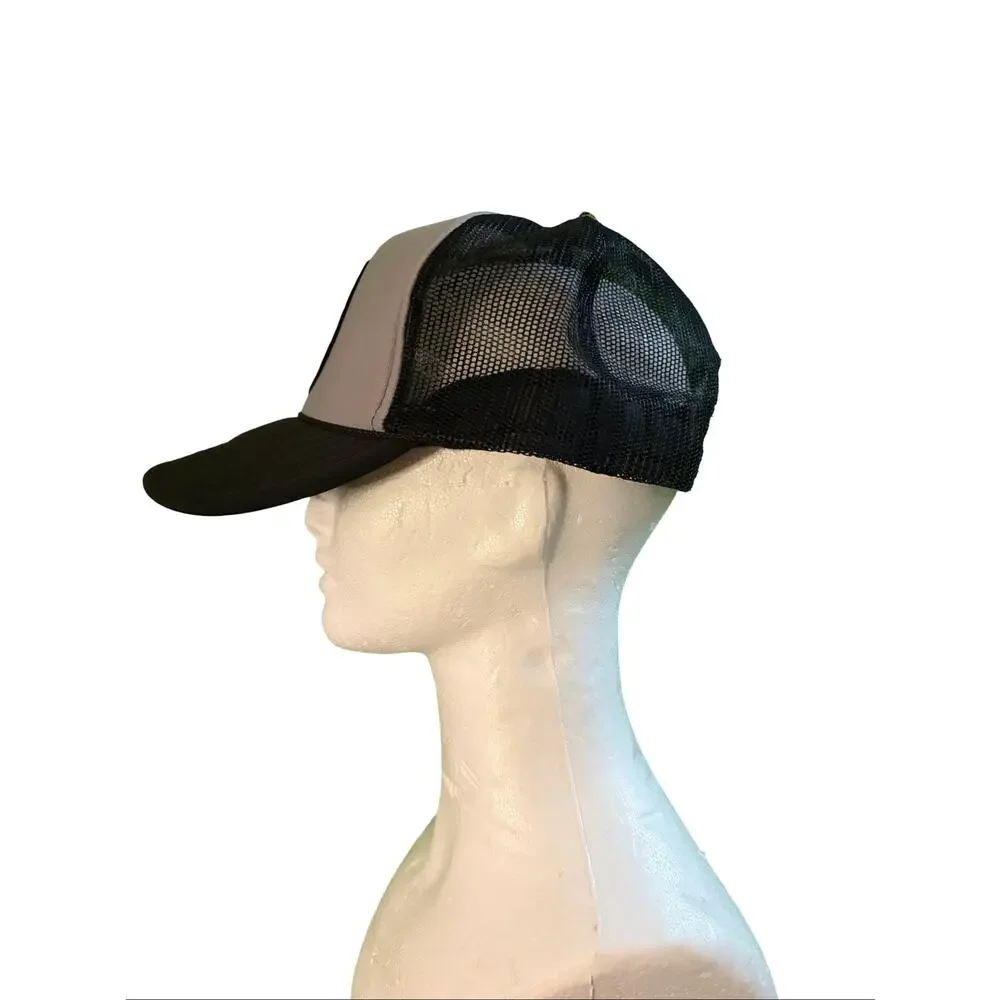 Motorcycle Missions Otto Trucker Hat Gray Black Snapback Mesh Cap OSFM